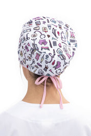SCRUB CAP NURSES THINGS - PINK