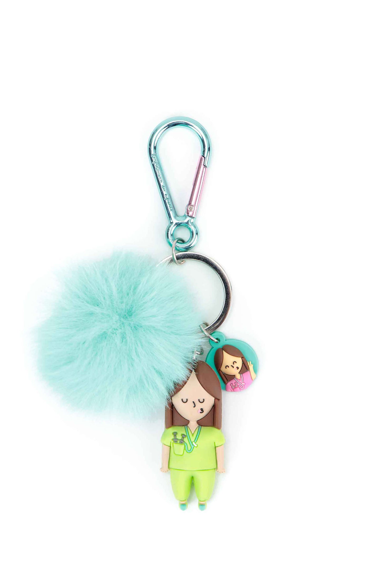 KEYCHAIN NURSE - BROWN👩🏾