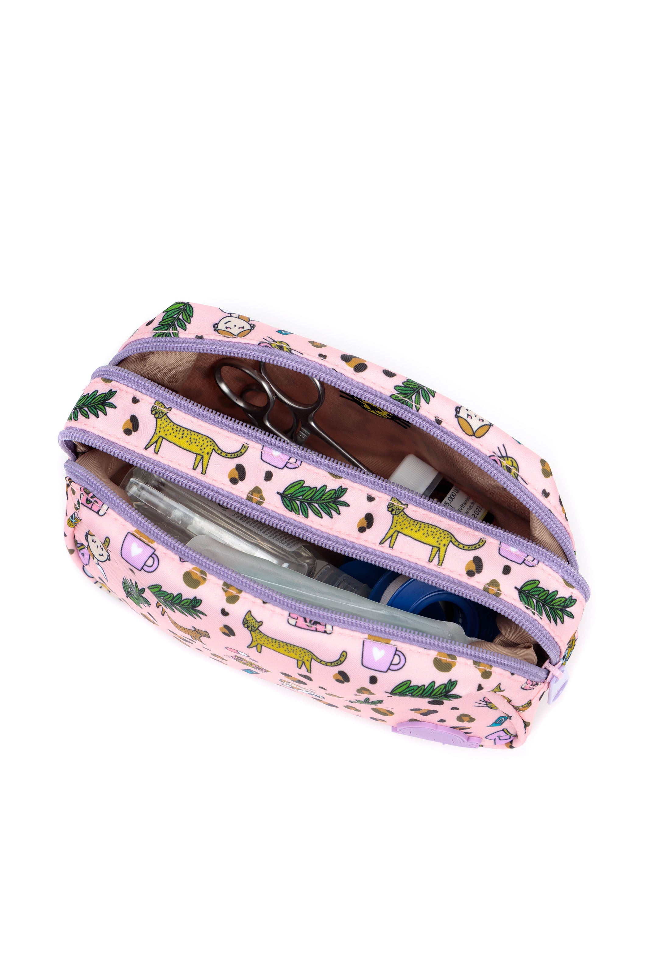 MULTI-ZIPPER CASE - LEOPARD 🐆