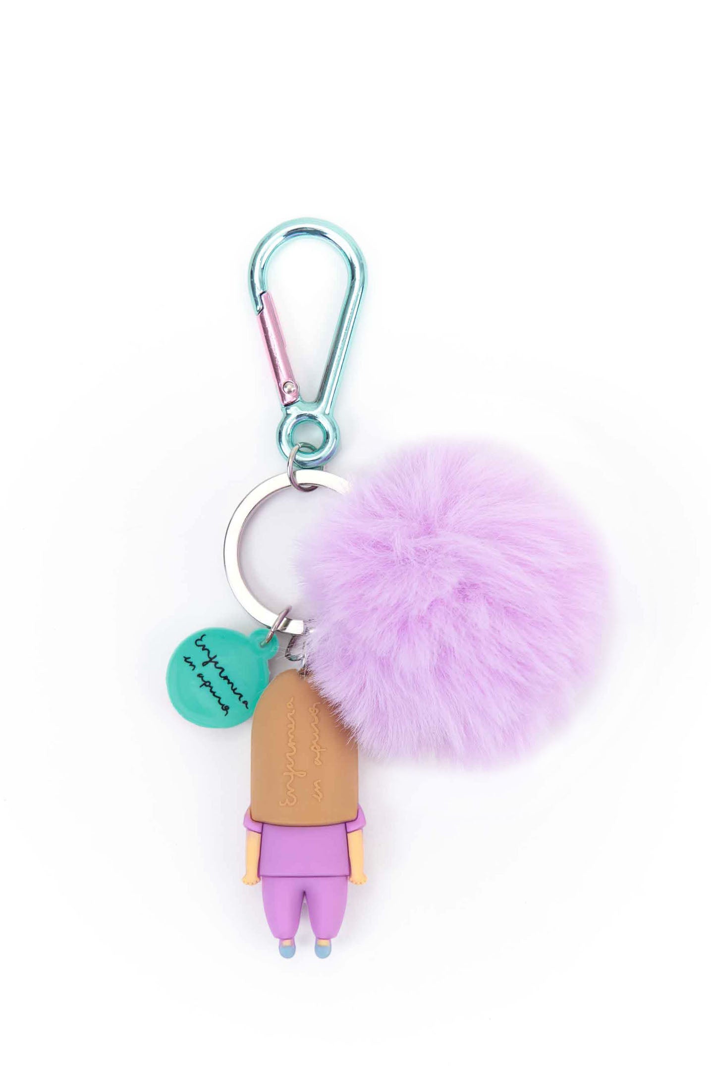 KEYCHAIN NURSE - LIGHT BROWN 👩🏽