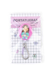 RETRACTABLE SCISSORS HOLDER "DELIVERING MEDICATION"