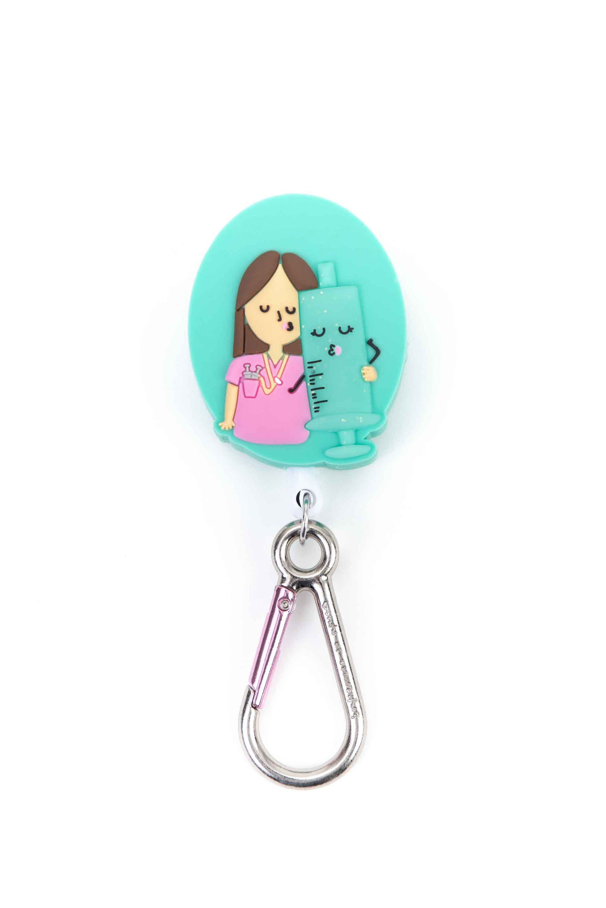 RETRACTABLE SCISSOR HOLDER "LOVE SYRINGE"