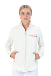 CHAQUETA POLAR ENFERMERA COLORS - CLOUD WHITE - A/W23
