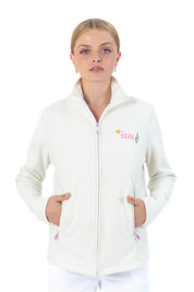 CHAQUETA POLAR TCAE COLORS - CLOUD WHITE - A/W23