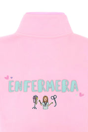 CHAQUETA POLAR ENFERMERA COLORS - SWEET PINK
