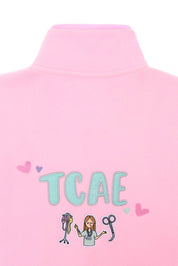 CHAQUETA POLAR TCAE COLORS - SWEET PINK