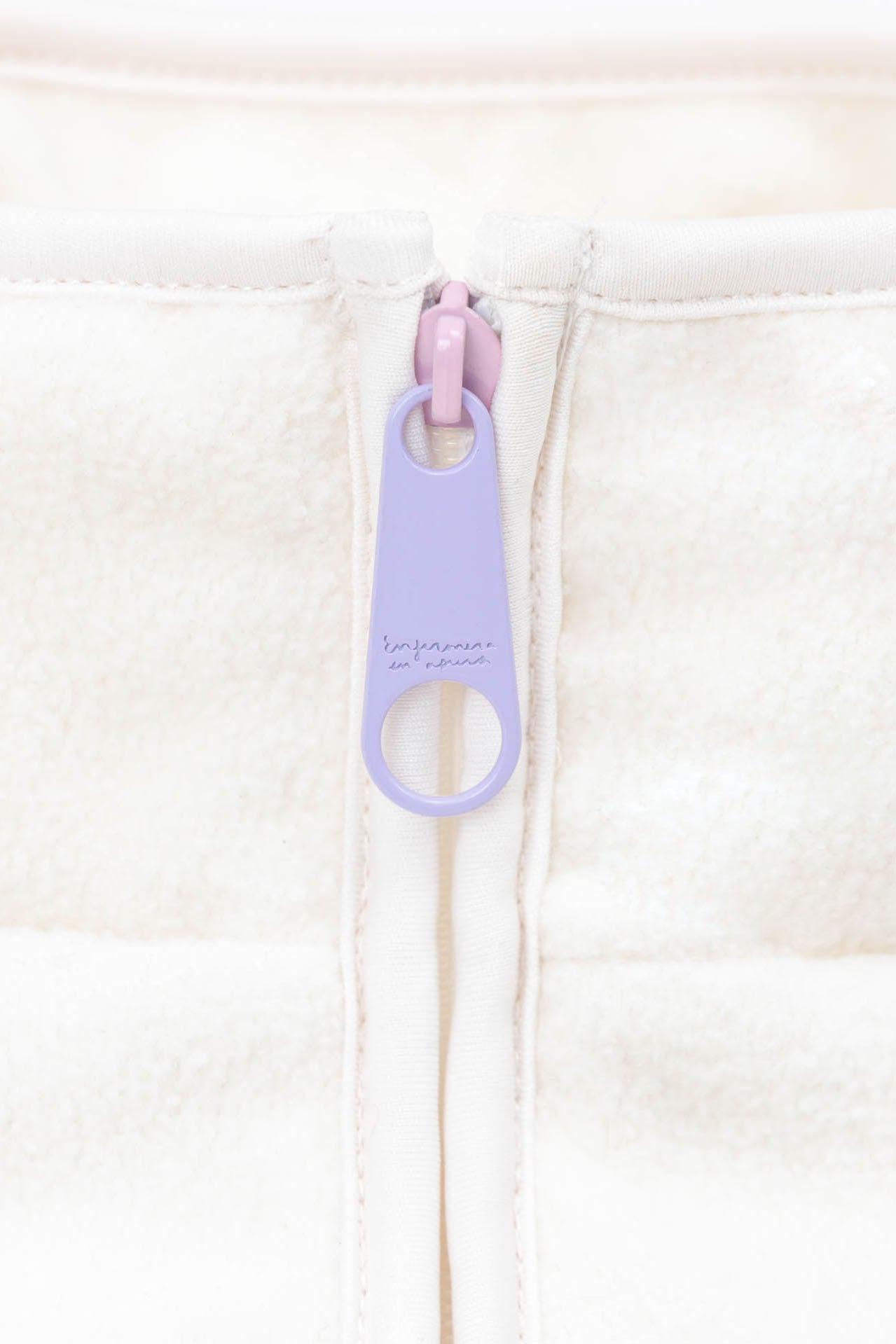 CHAQUETA POLAR TCAE COLORS - CLOUD WHITE - A/W23
