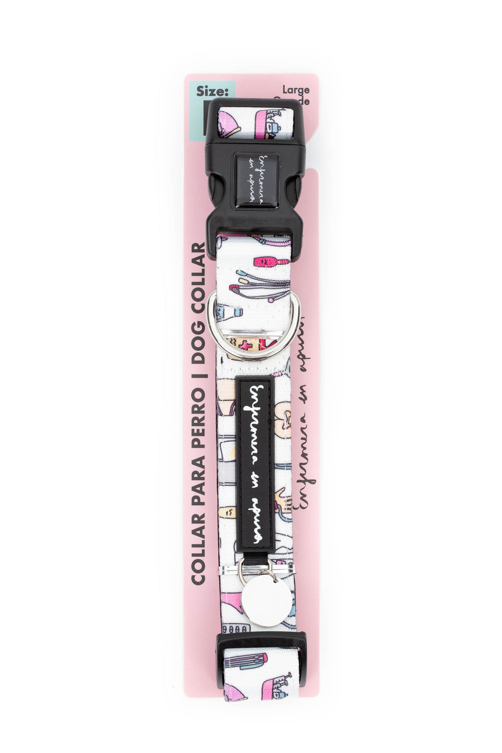 COLLAR PERRO COSAS DE ENFERMEROS - L
