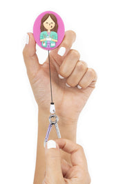 RETRACTABLE SCISSORS HOLDER "DELIVERING MEDICATION"