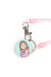 SCISSOR HOLDER "NURSE" PINK