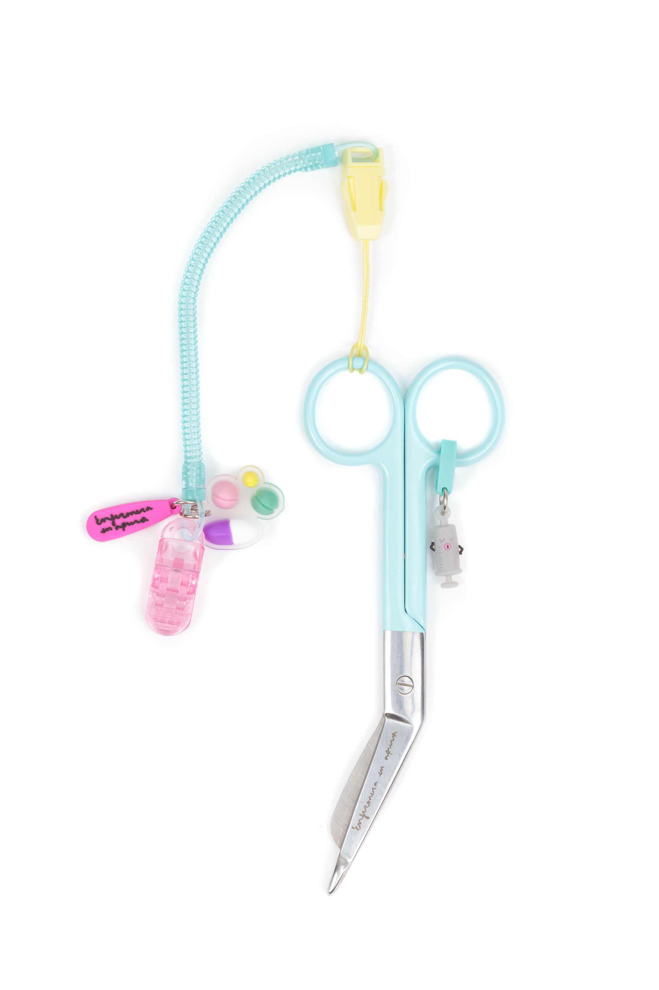 SCISSOR HOLDER CHARM "PILLS"