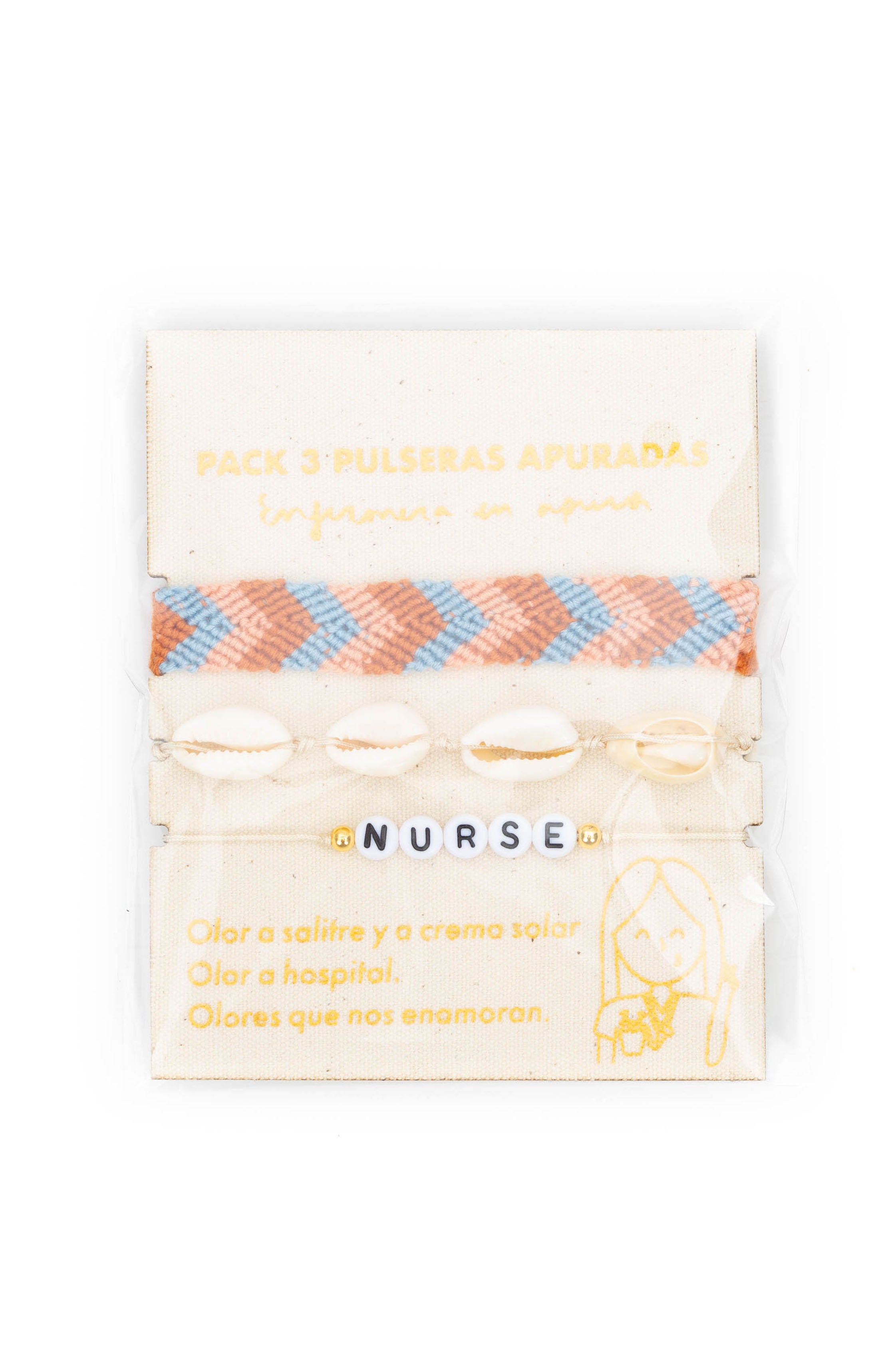 PACK OF BRACELETS - NUDE VIBES
