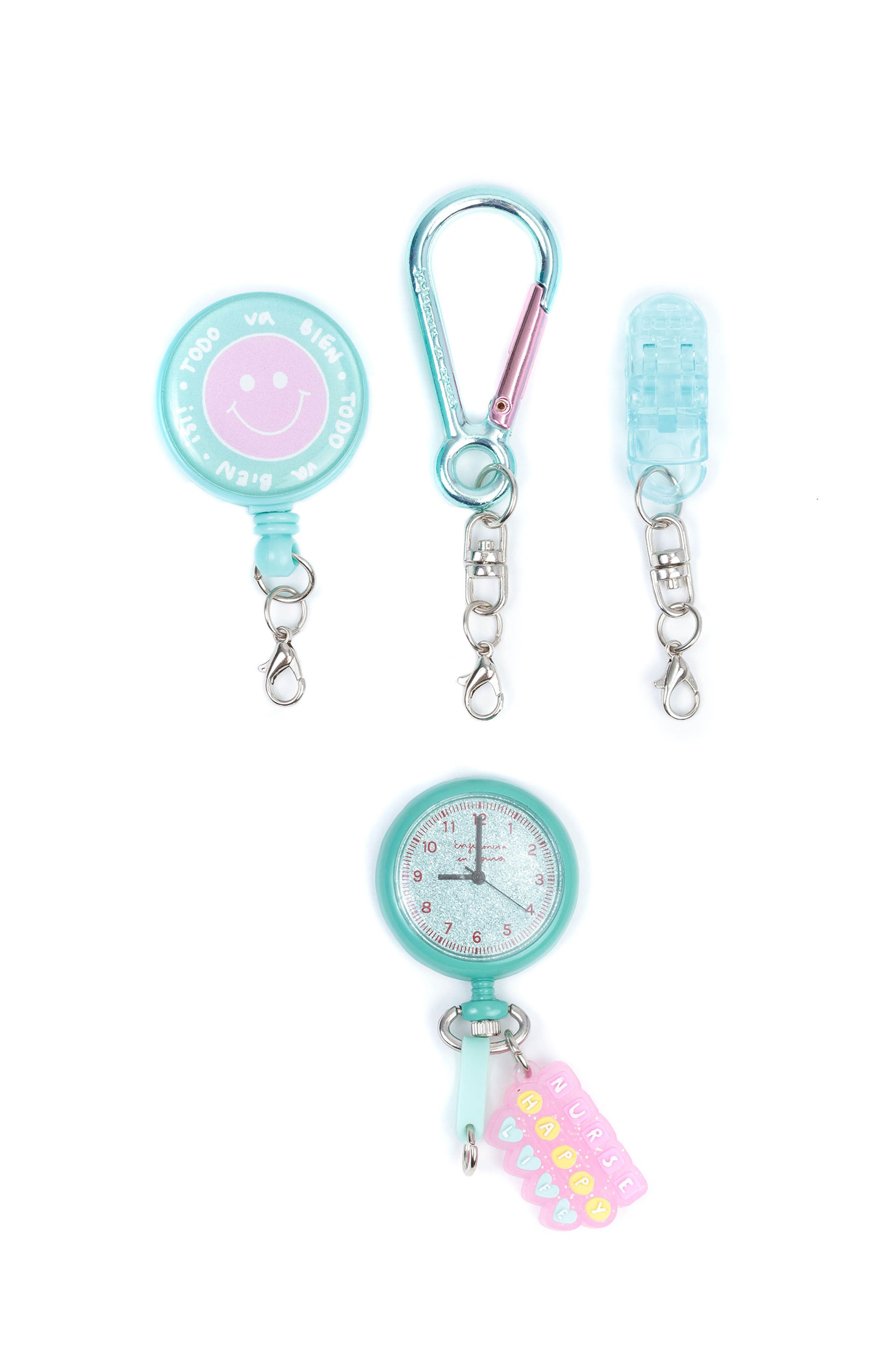 FOB WATCH "NURSE" AQUAMARINE
