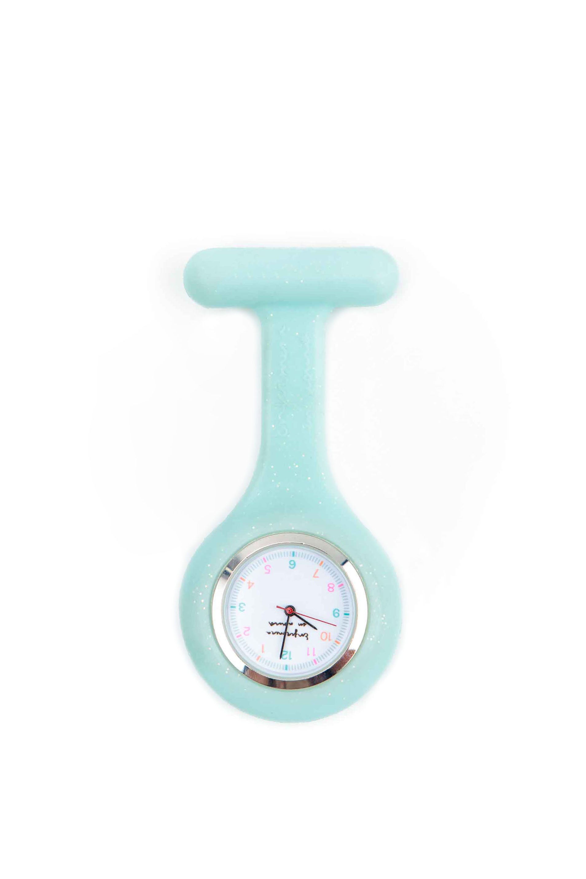 FOB WATCH - AQUAMARINE GLITTER