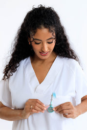 FOB WATCH "NURSE" AQUAMARINE
