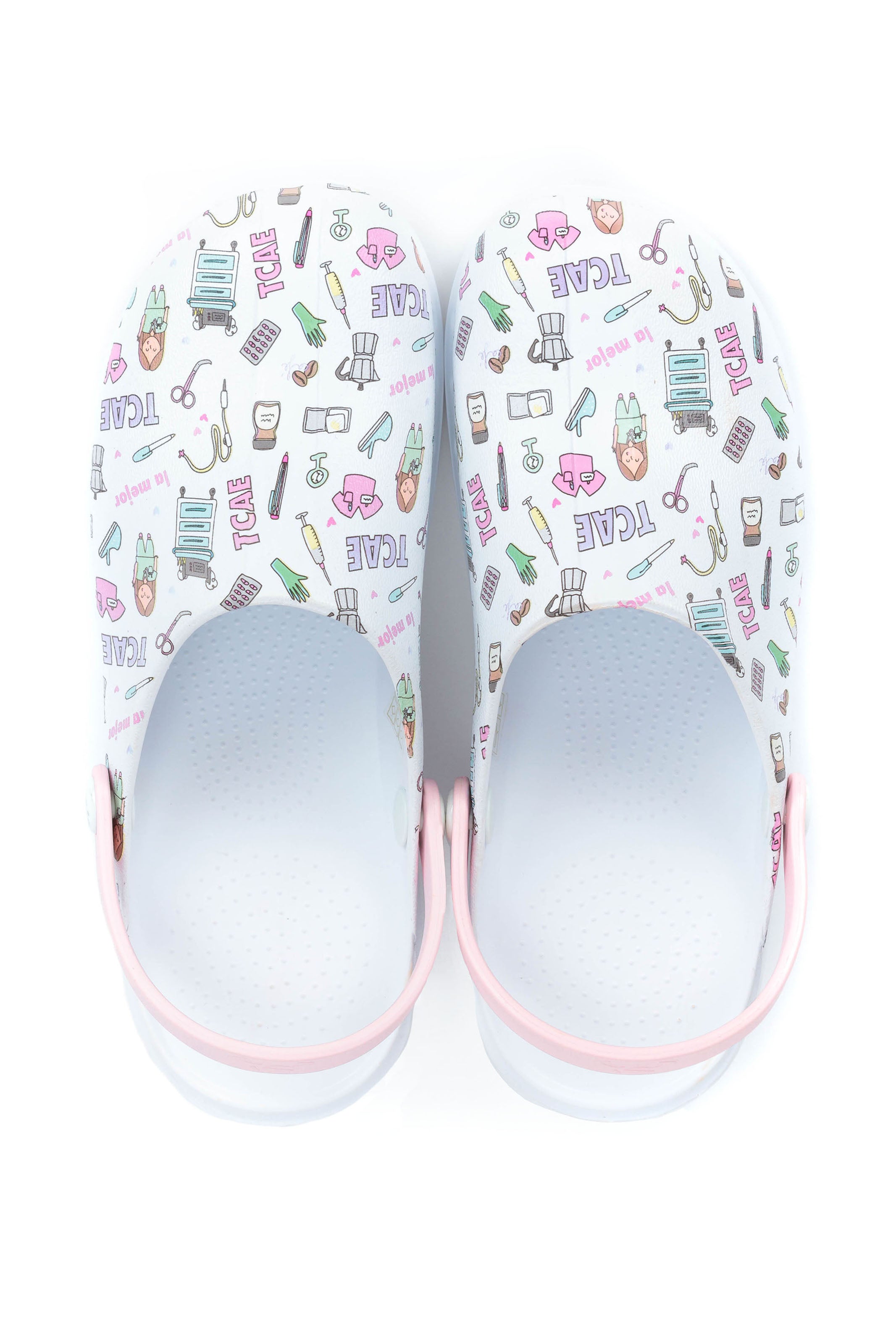 CLOGS ENFERMERA EN APUROS X SUECOS® - TCAE CLOGS