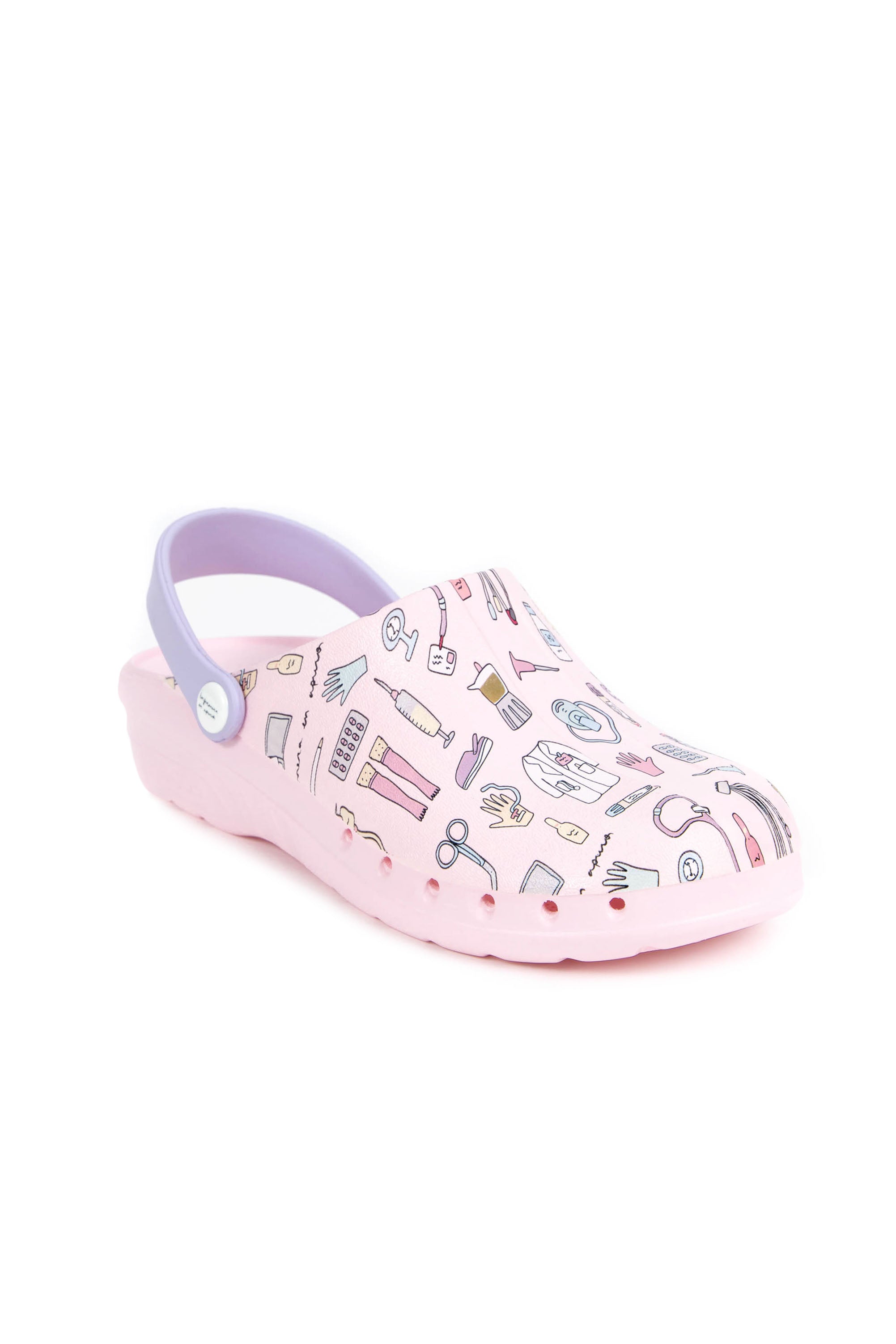 CLOGS ENFERMERA EN APUROS X SUECOS® - NURSES THINGS IN PINK