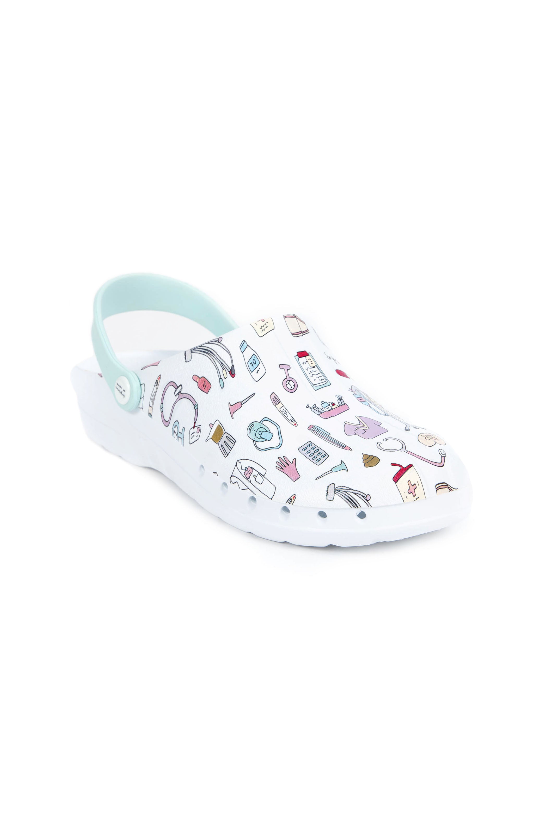CLOGS ENFERMERA EN APUROS X SUECOS® - NURSES THINGS IN WHITE
