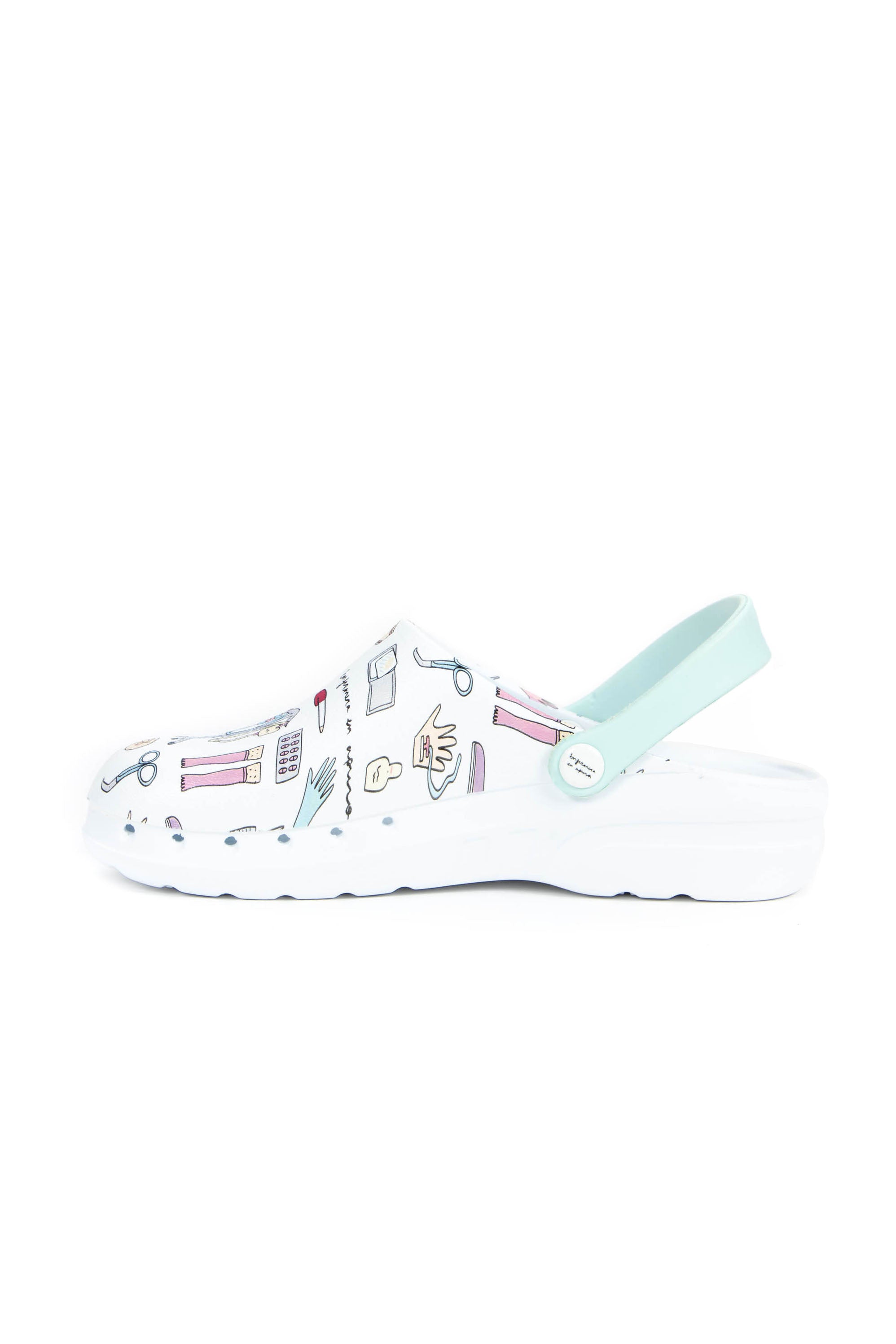 CLOGS ENFERMERA EN APUROS X SUECOS® - NURSES THINGS IN WHITE