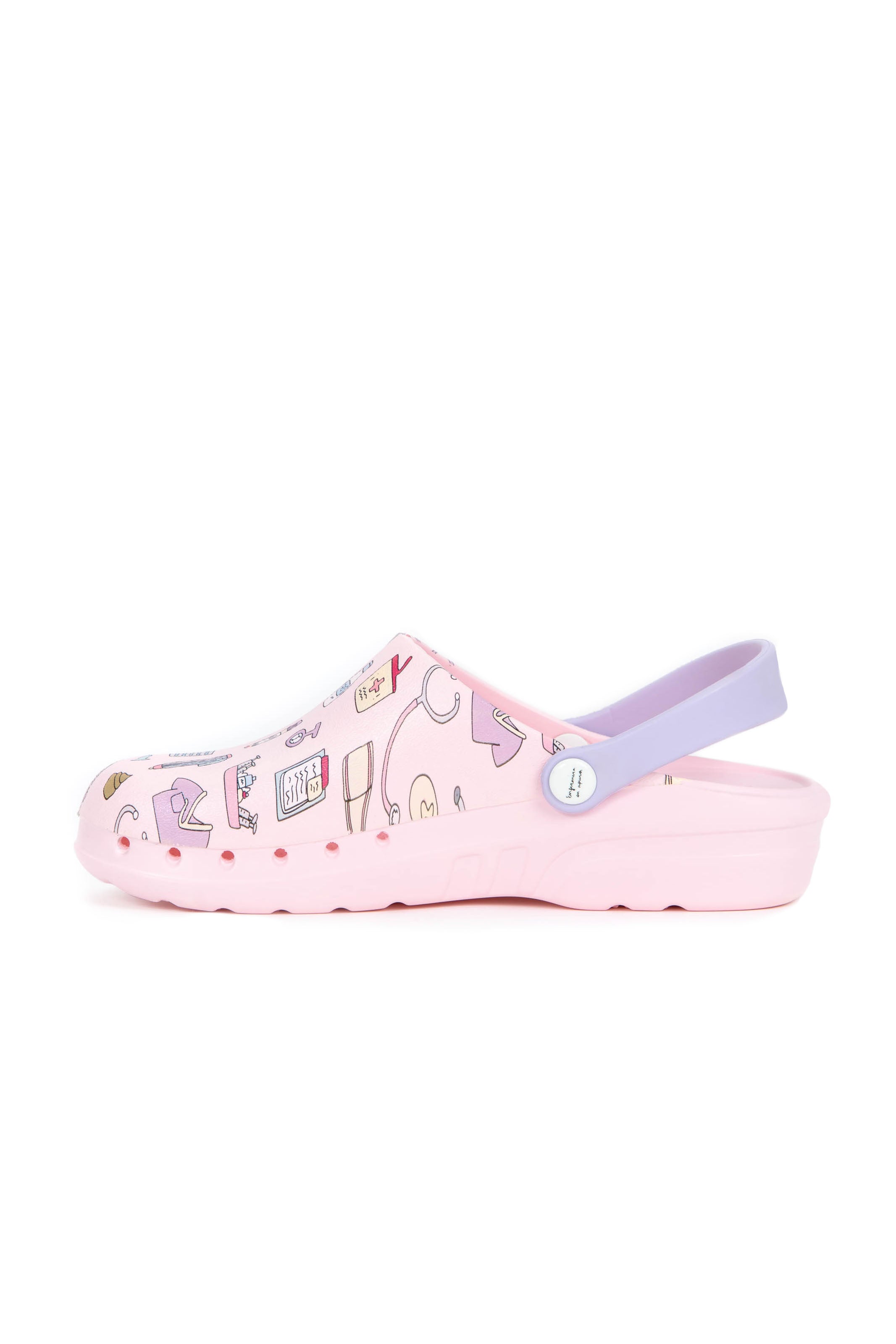 CLOGS ENFERMERA EN APUROS X SUECOS® - NURSES THINGS IN PINK