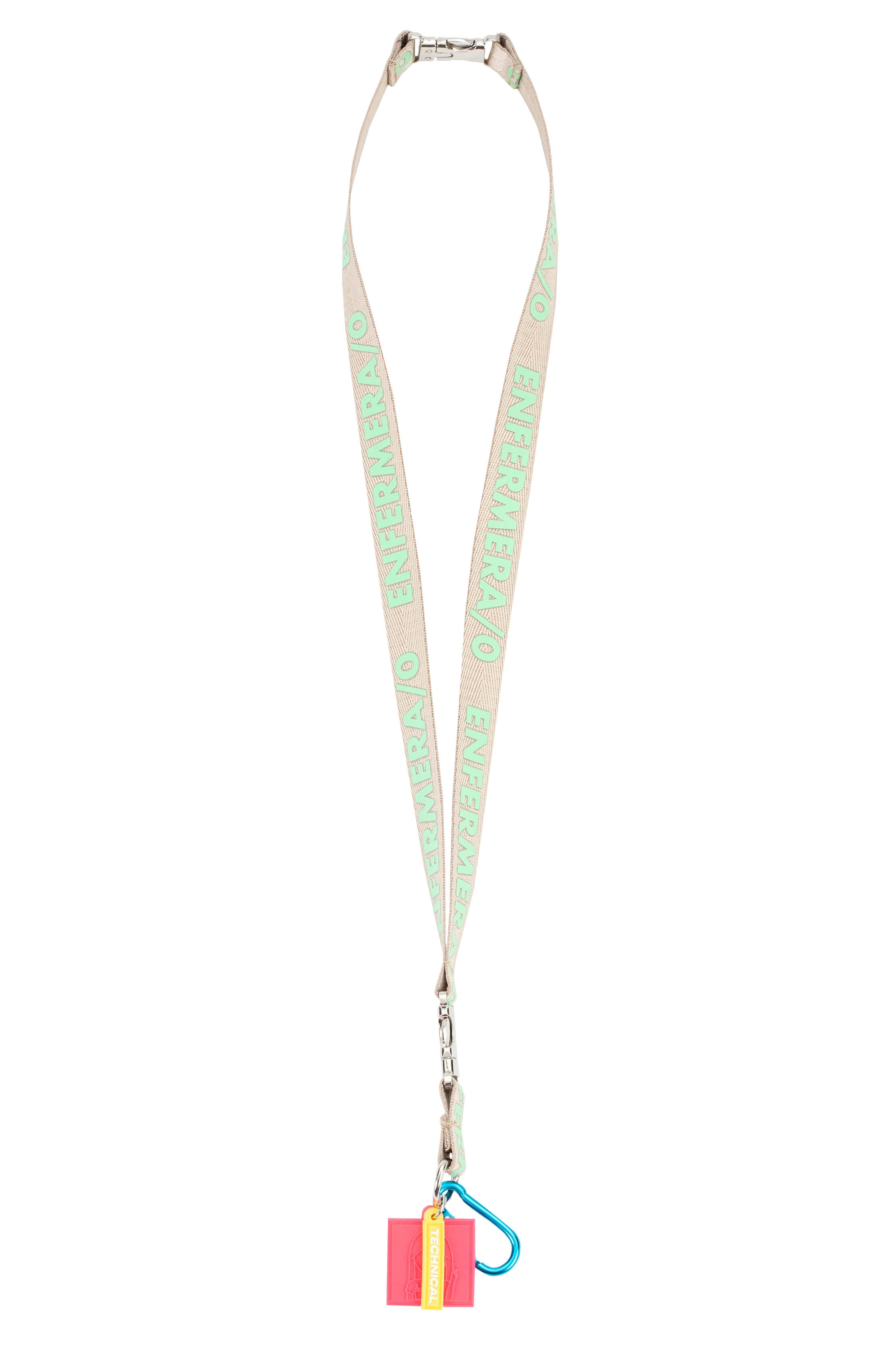 GLOSSY LANYARD NURSE - BEIGE⚡