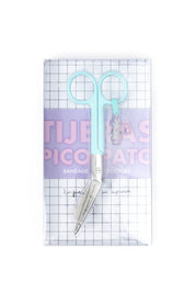 BANDAGE SCISSORS "SYRINGE" - AQUAMARINE