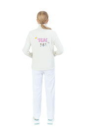 CHAQUETA POLAR TCAE COLORS - CLOUD WHITE - A/W23