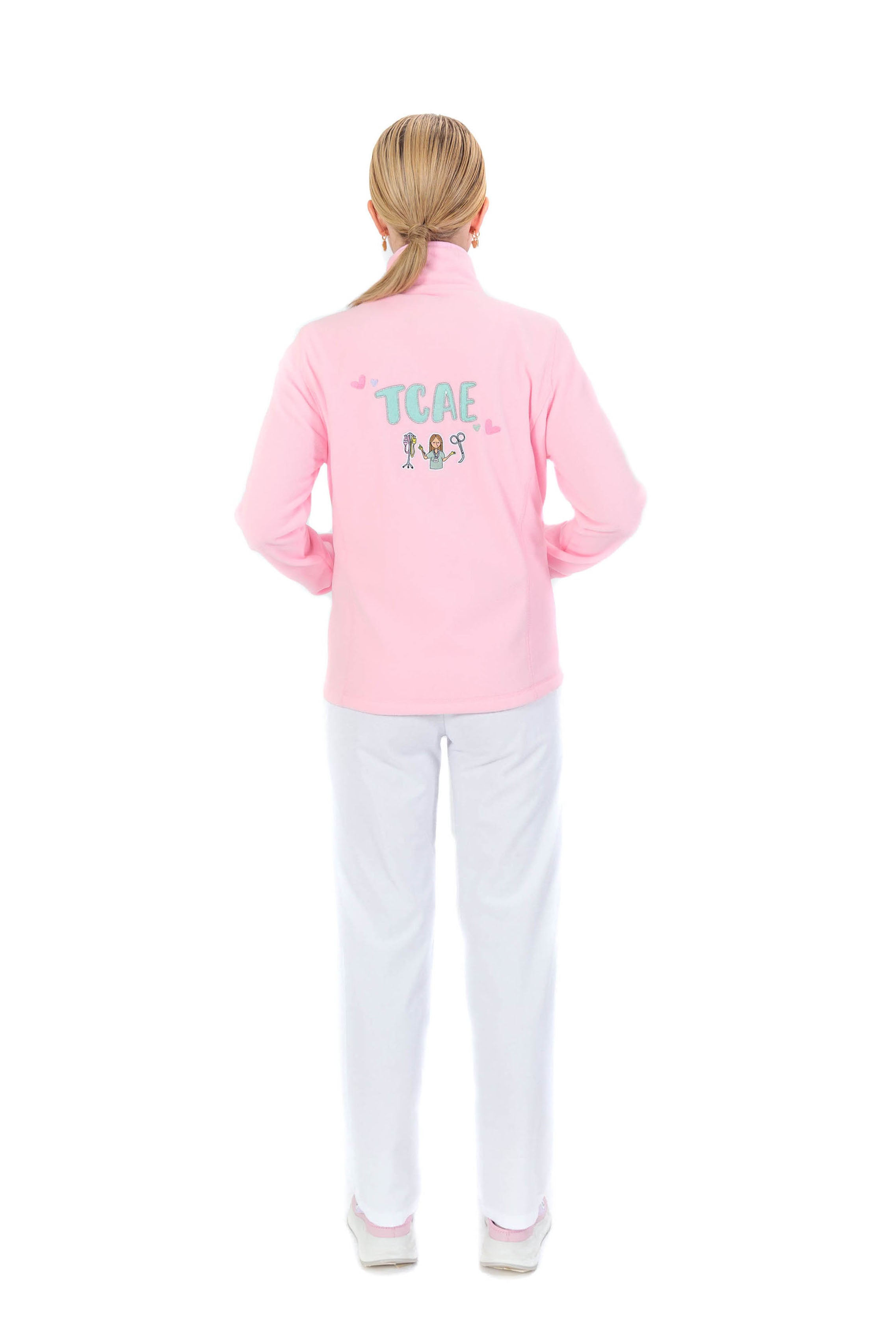 CHAQUETA POLAR TCAE COLORS - SWEET PINK