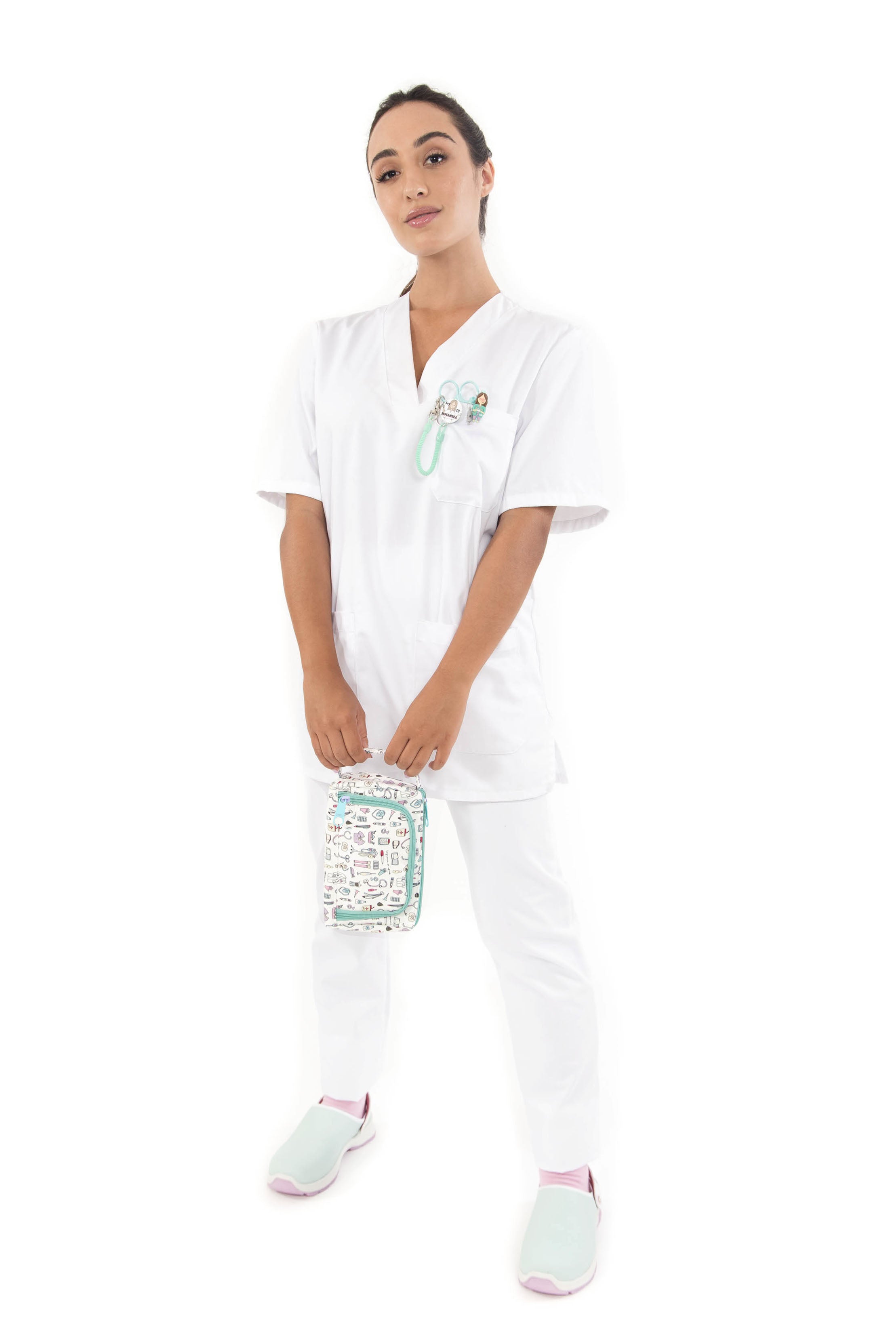 VEGAN LEATHER CASE WITH HANDLE - NURSES THINGS