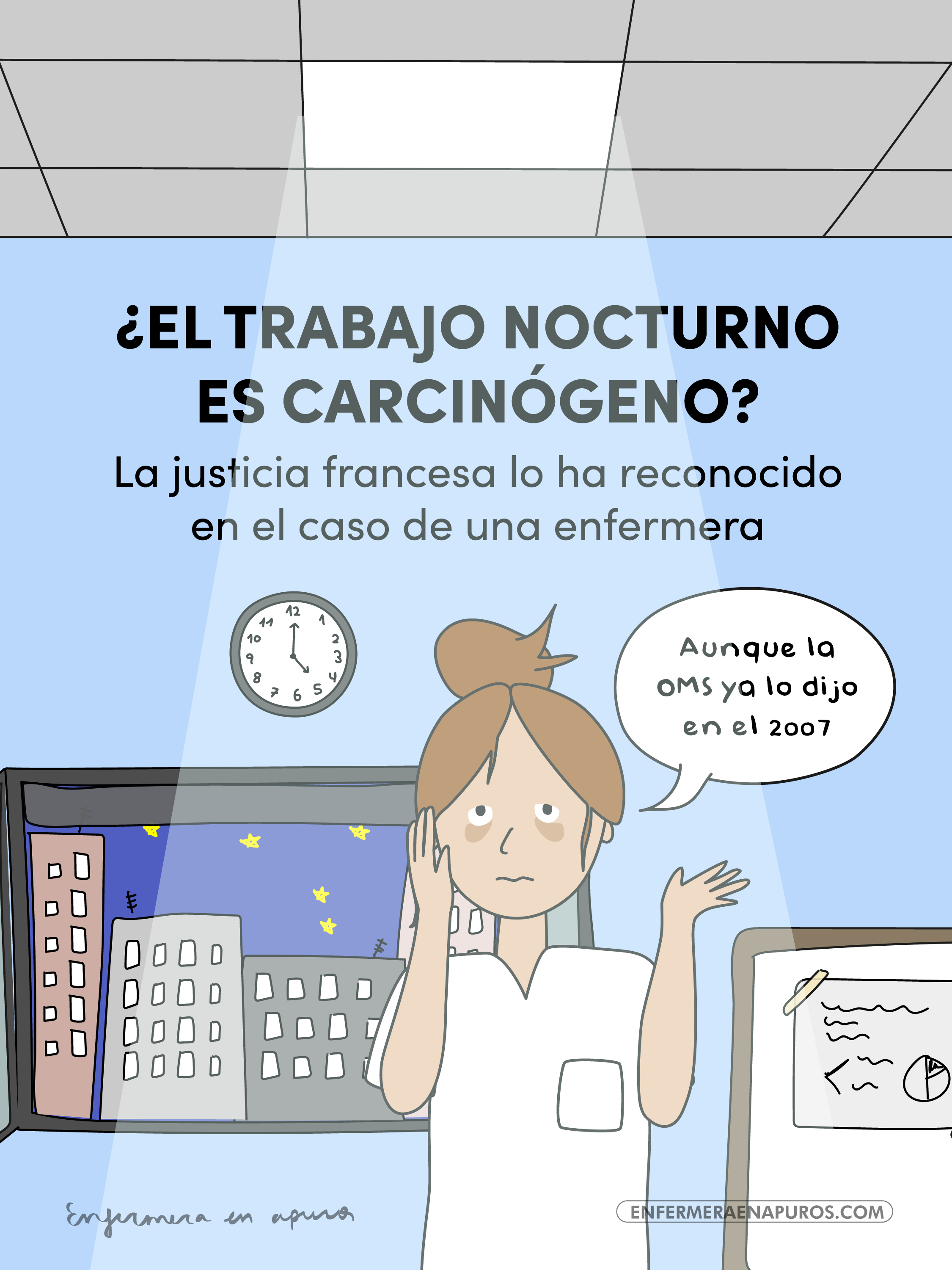 Hacer turnos de noche y el impacto sobre la salud