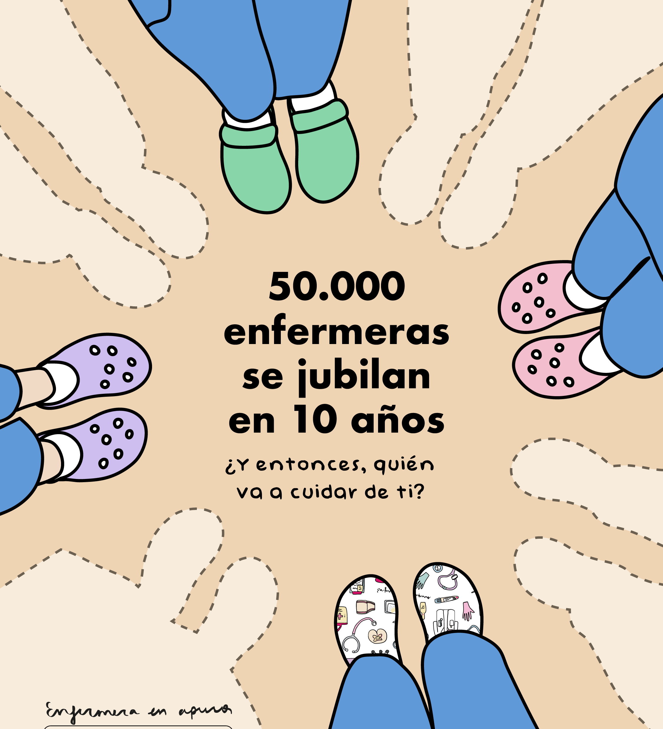 50.000 enfermeras se jubilan en 10 años