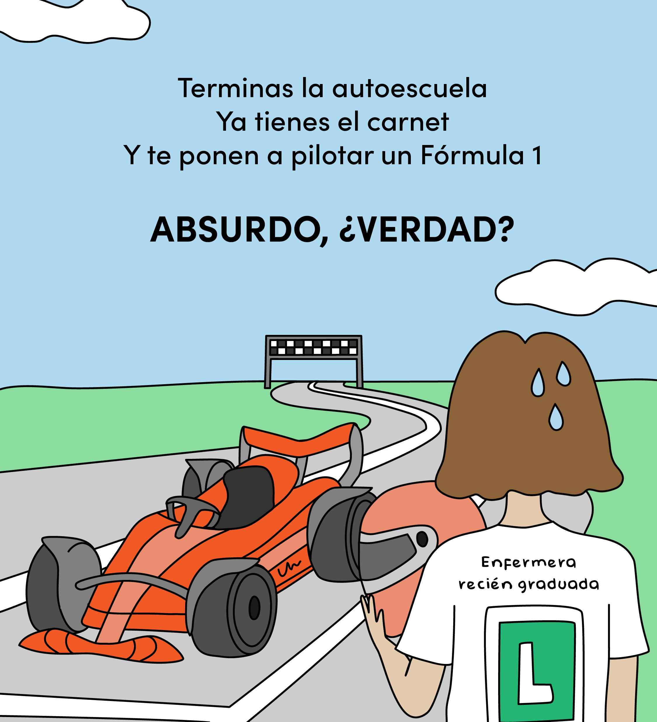 El absurdo de las bolsas de enfermería