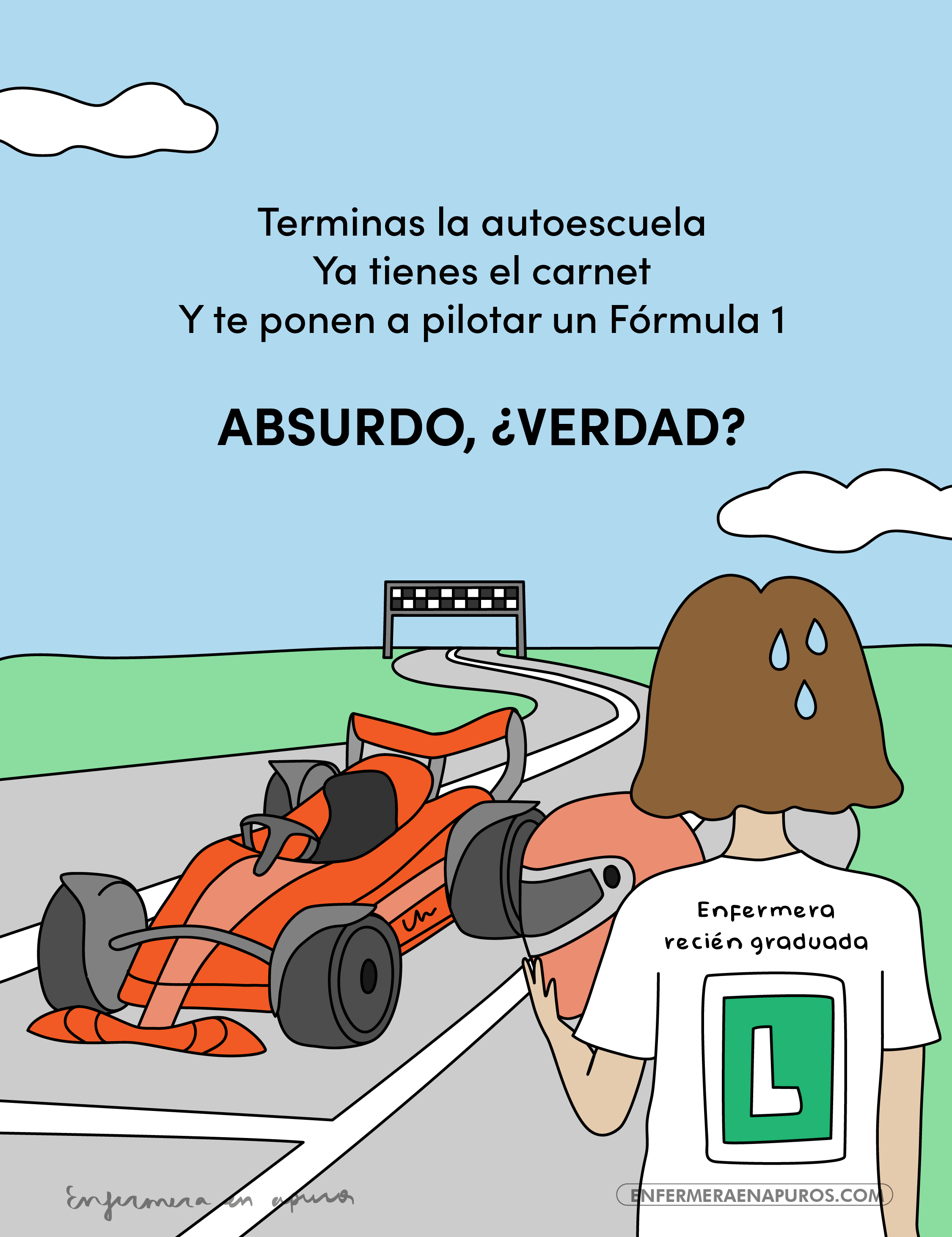 El absurdo de las bolsas de enfermería