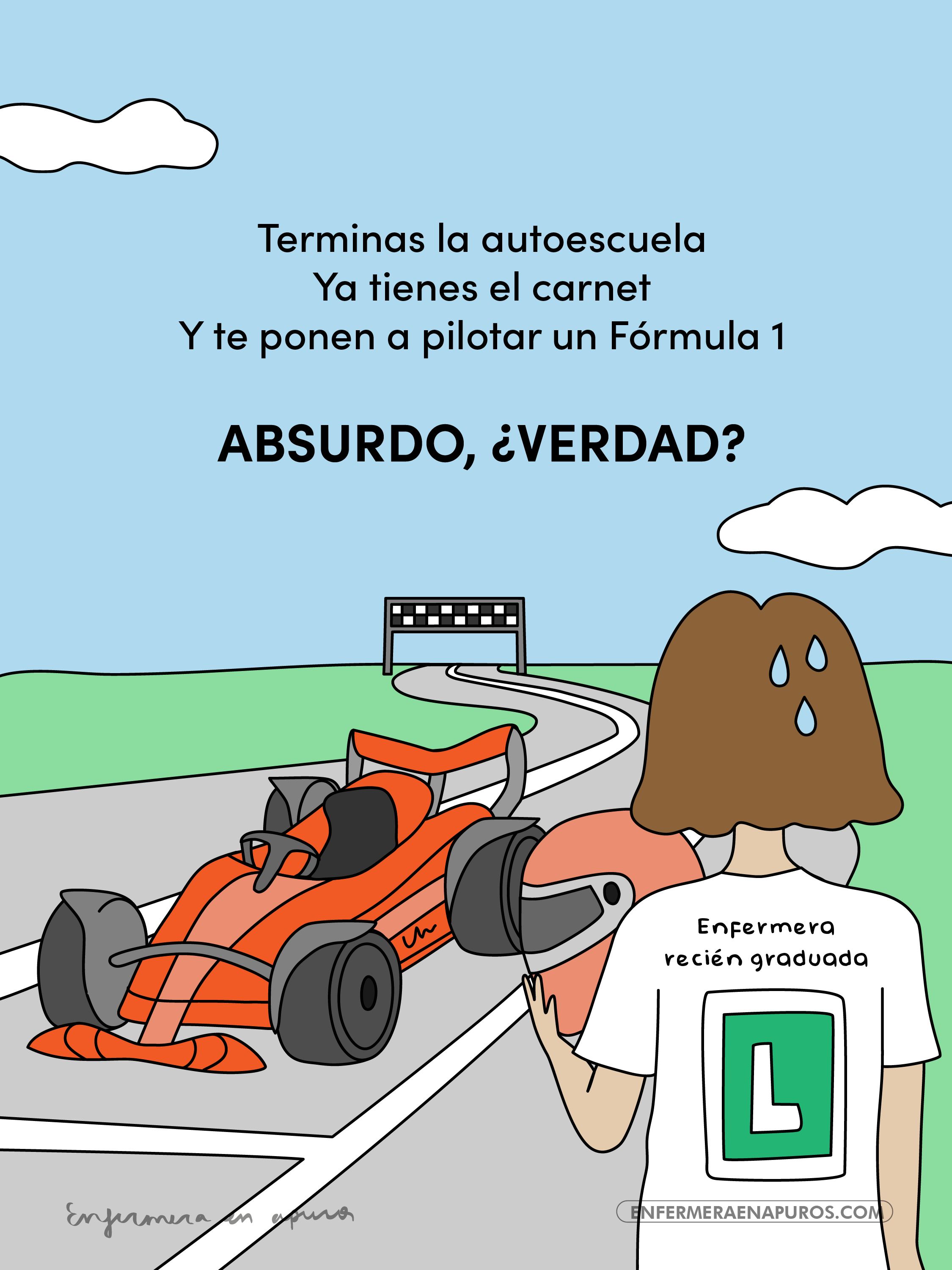 El absurdo de las bolsas de enfermería