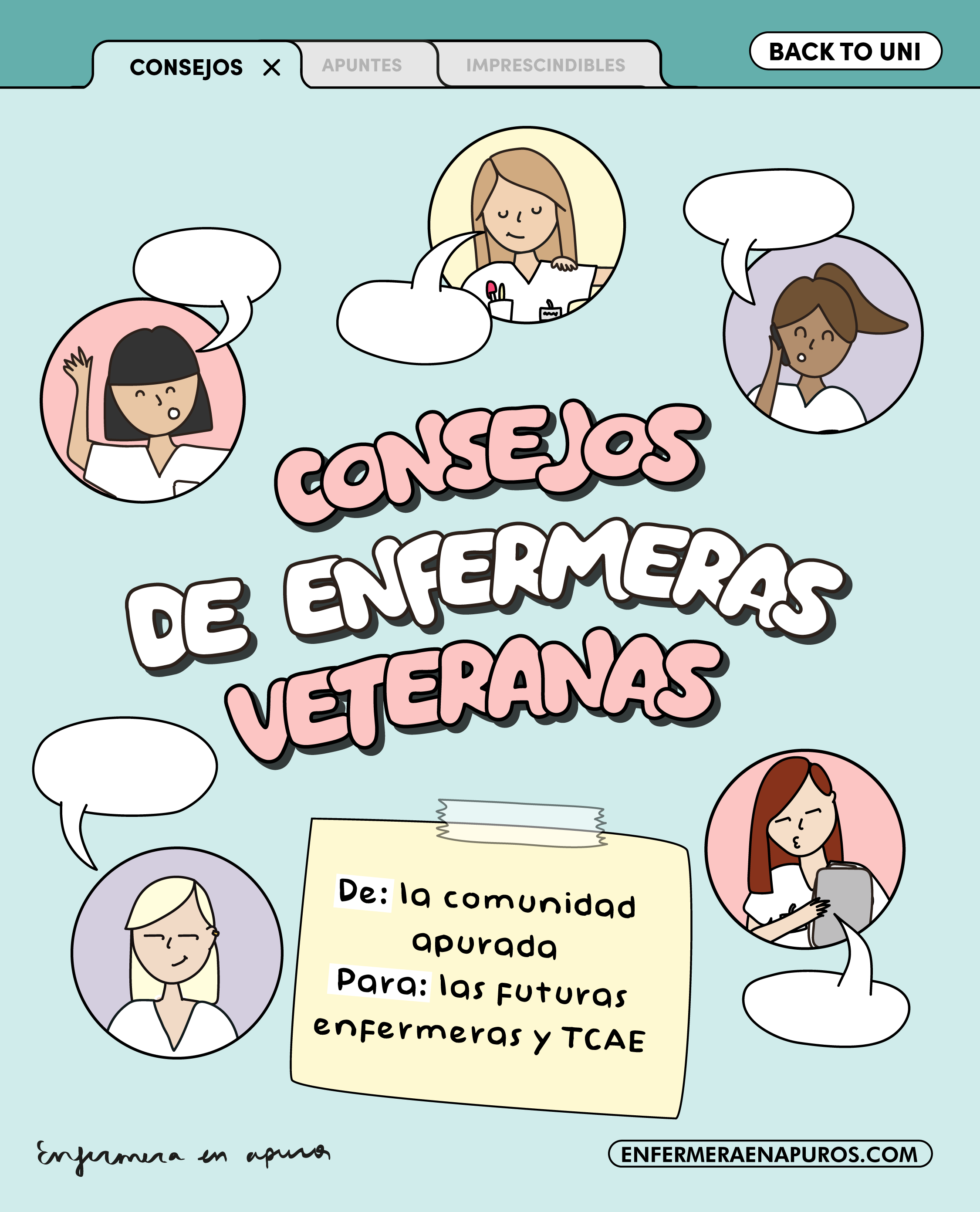 Consejos de enfermeras veteranas
