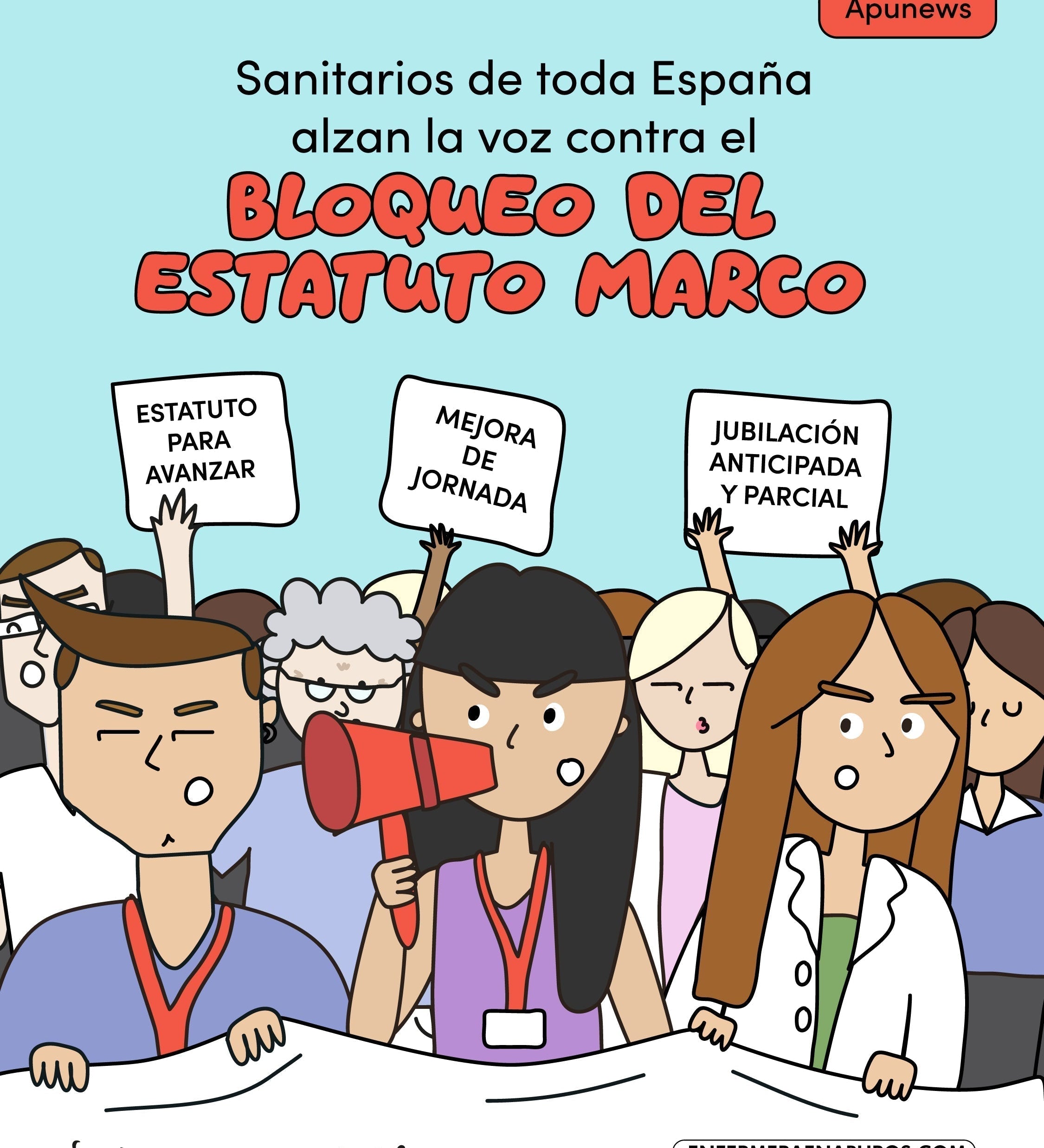 Sanitarios alzan la voz contra el bloqueo del Estatuto Marco
