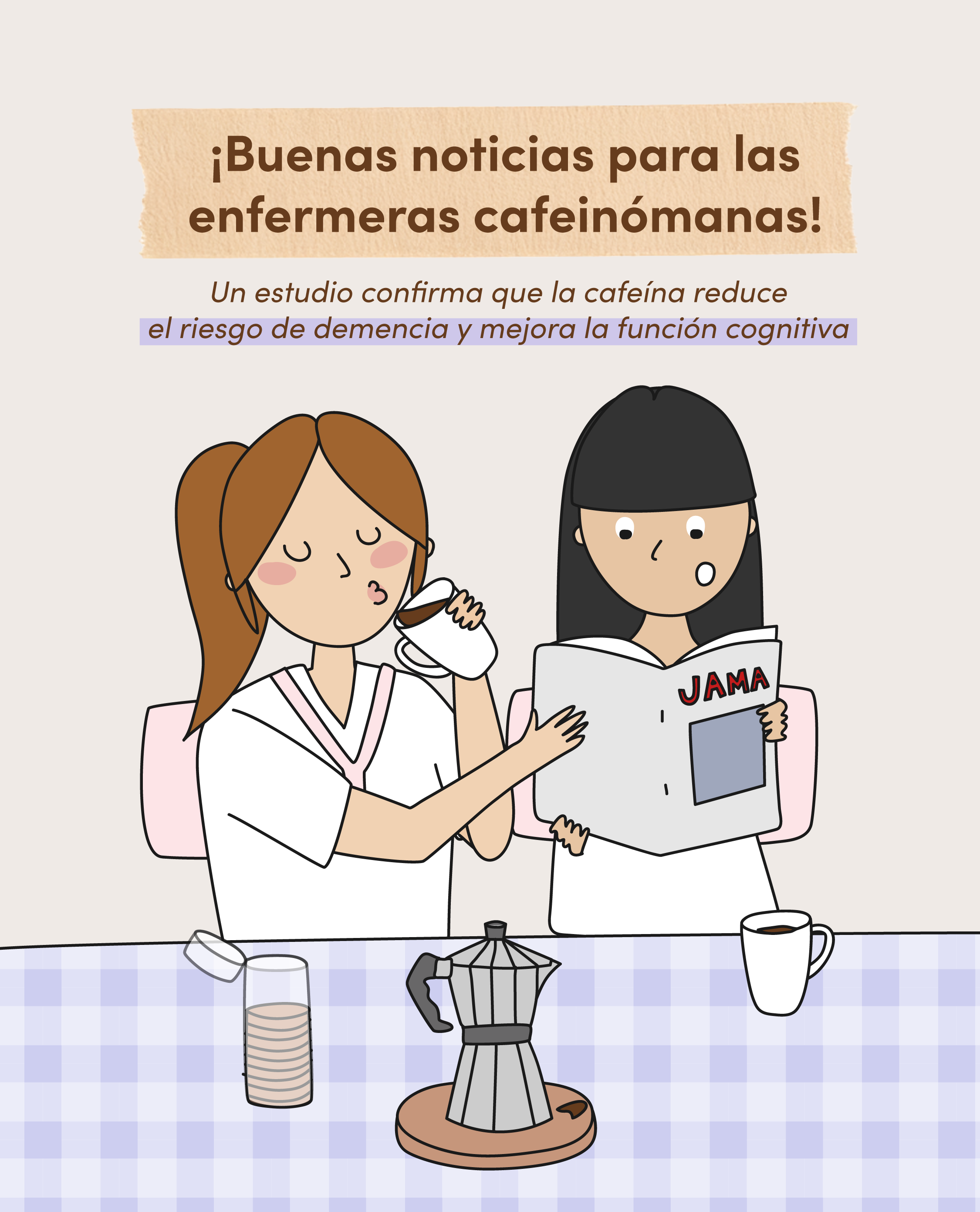 Cafeína como aliada frente a la demencia