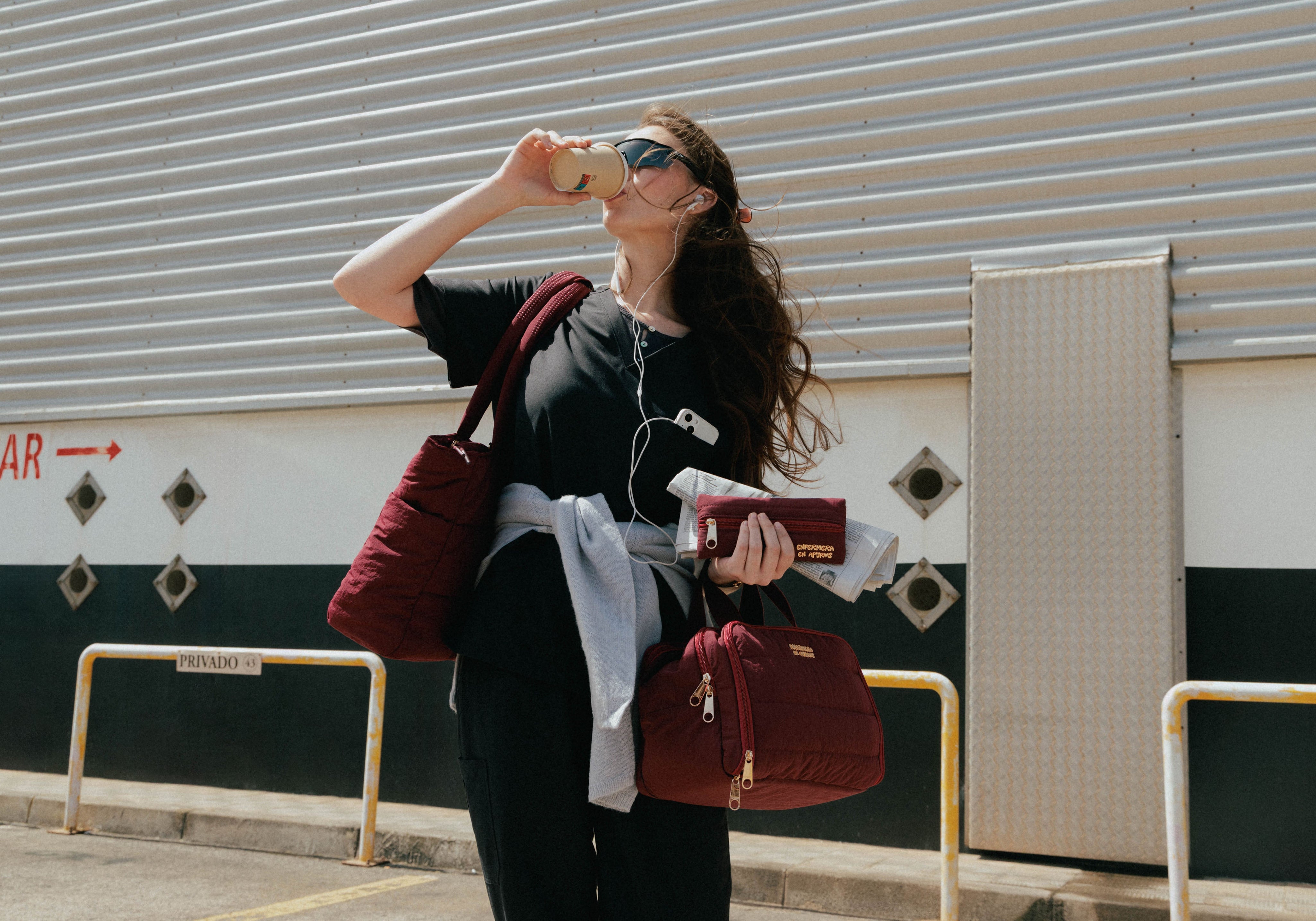 Puffer Burgundy
