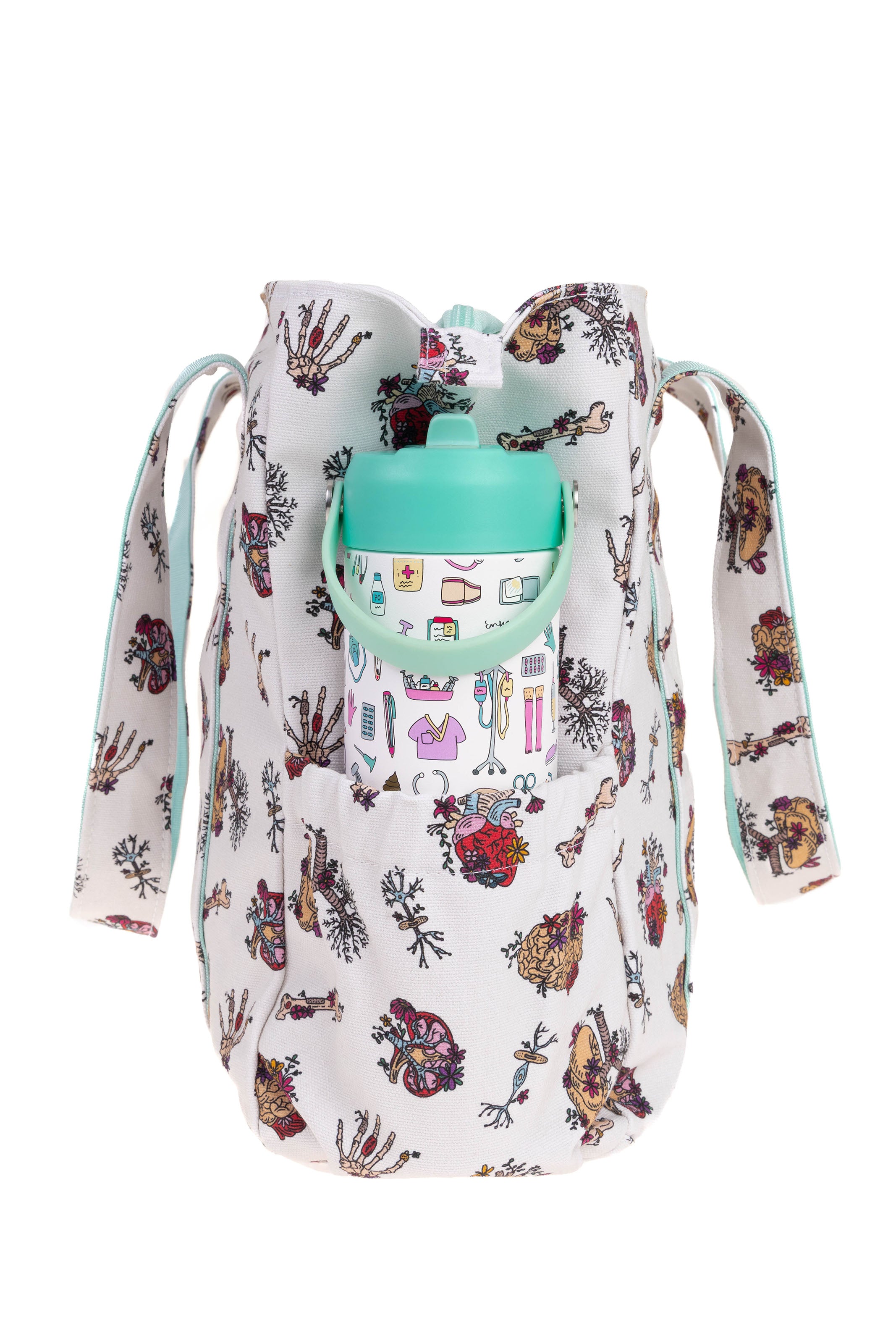 BOLSO MULTIBOLSILLOS + MONEDERO - ANATOMÍA🫀