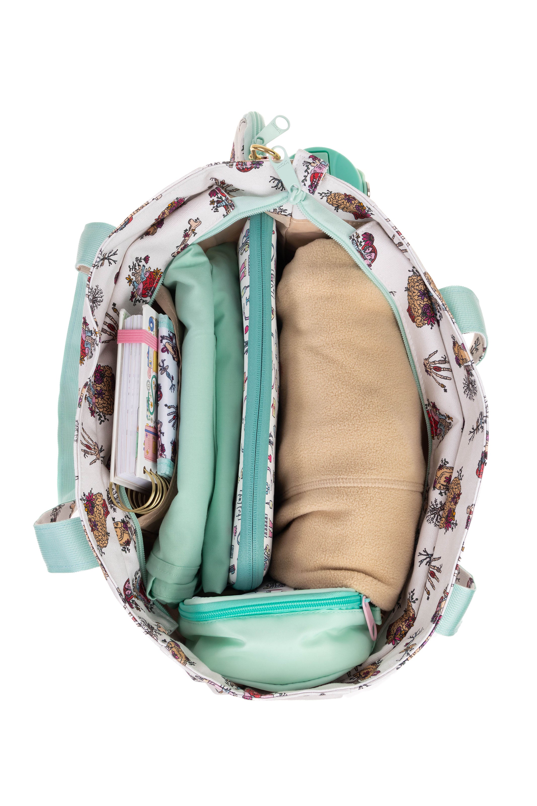 BOLSO MULTIBOLSILLOS + MONEDERO - ANATOMÍA🫀