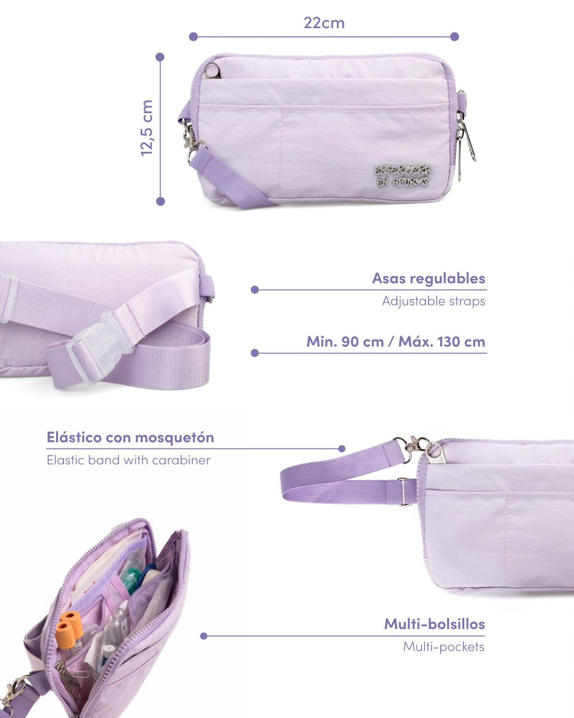 FANNY BAG COLORS - HEAVENLY LAVENDER