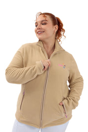 BRIGHTS "TCAE" FLEECE JACKET - CINNAMON CARE  