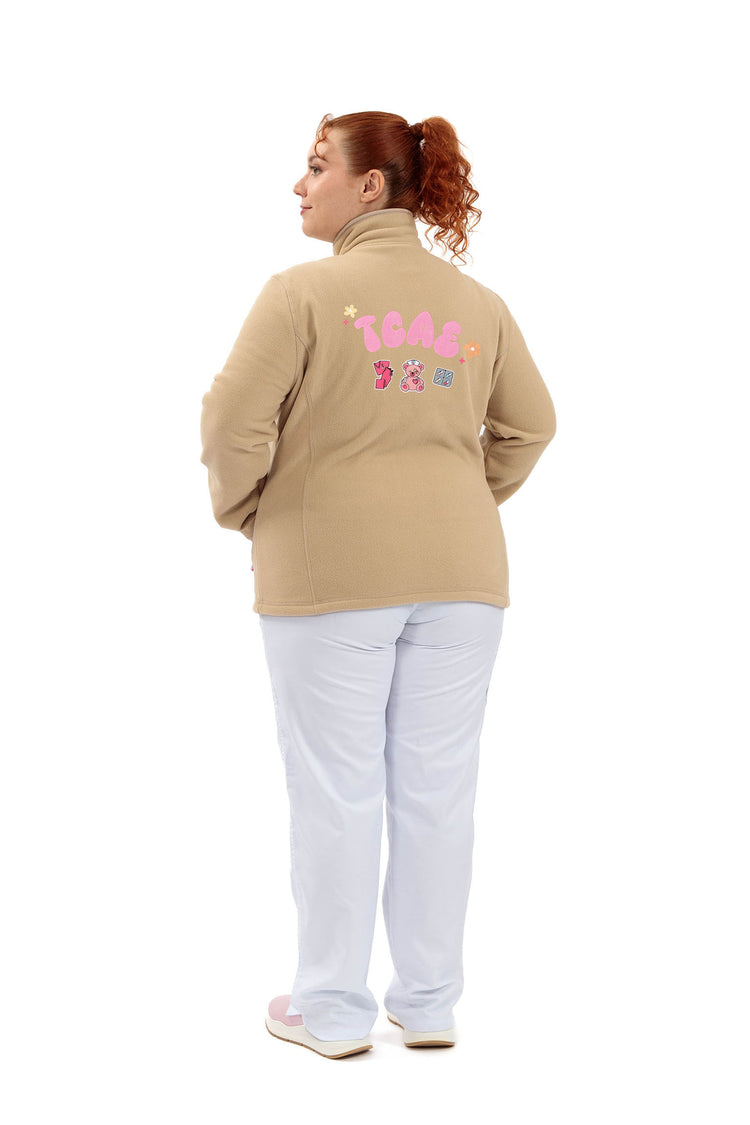 BRIGHTS "TCAE" FLEECE JACKET - CINNAMON CARE  