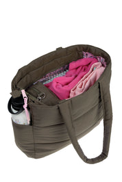 BOLSO PUFFER MARRÓN