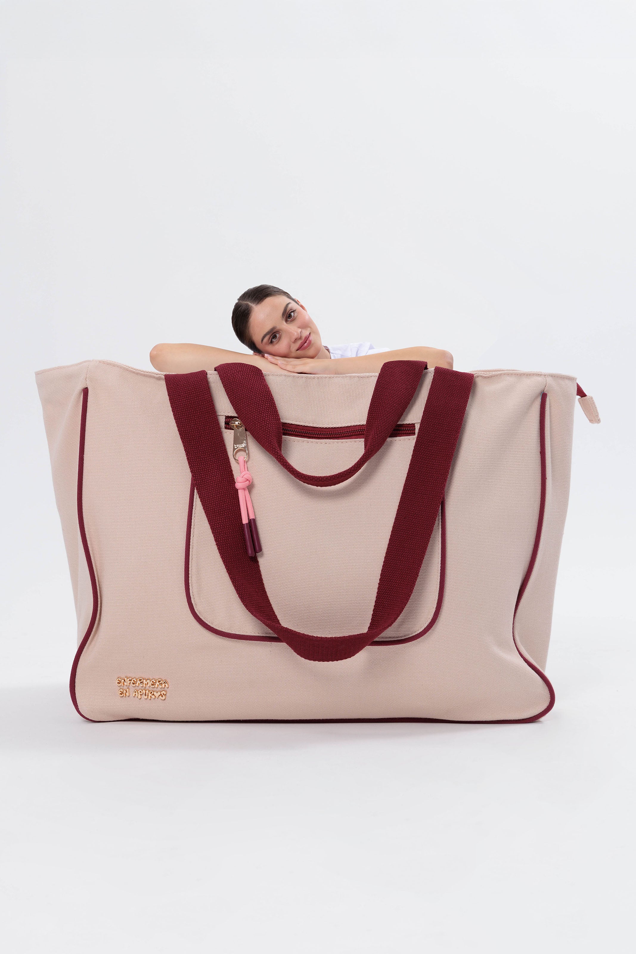 BOLSO OVERSIZE - BURGUNDY