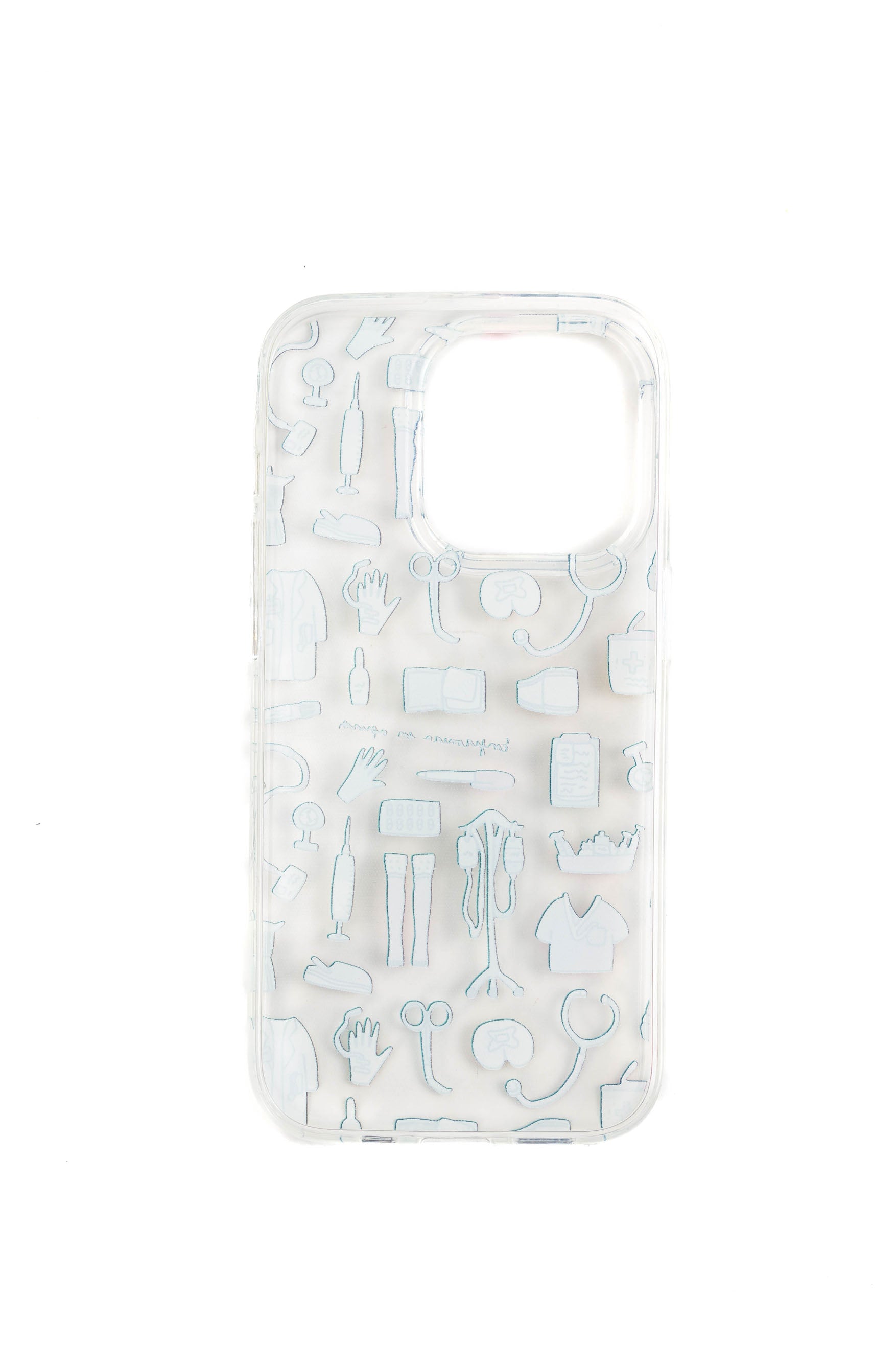 ENFERMERA EN APUROS X LCDLC TRANSPARENT CASE NURSES THINGS