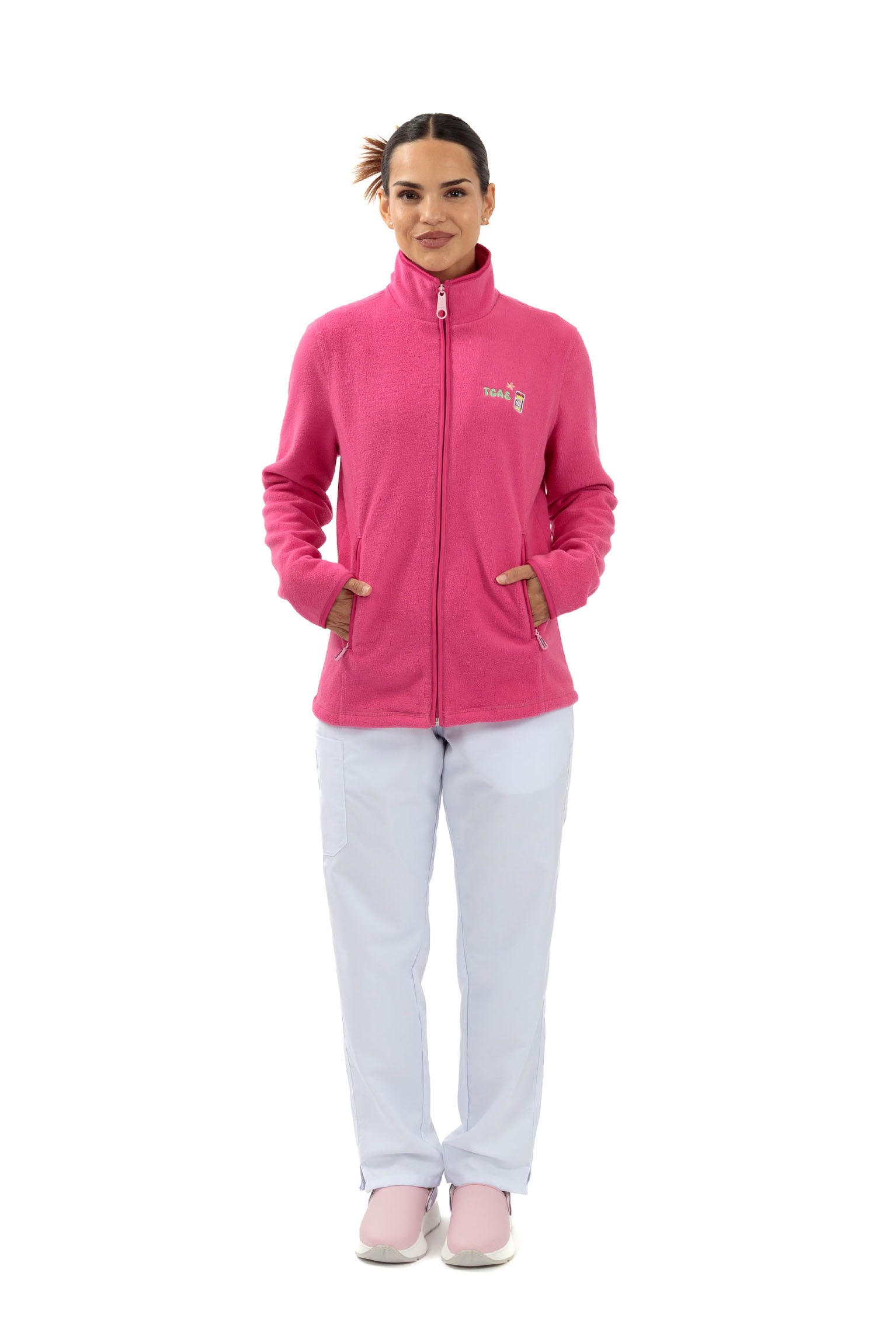 CHAQUETA POLAR TCAE BRIGHTS WATERMELON PILL