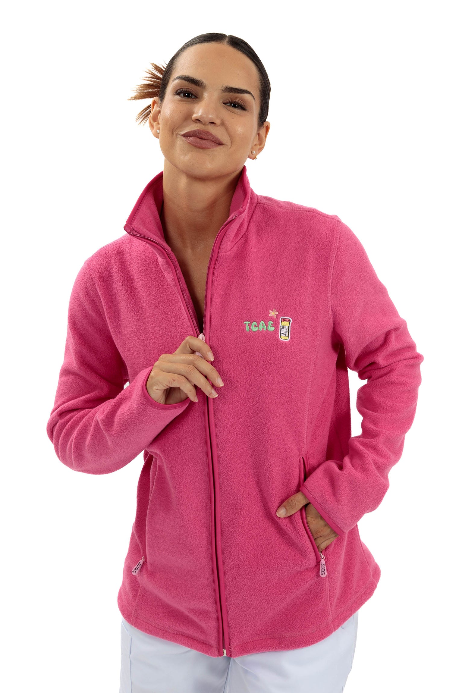 CHAQUETA POLAR TCAE BRIGHTS WATERMELON PILL