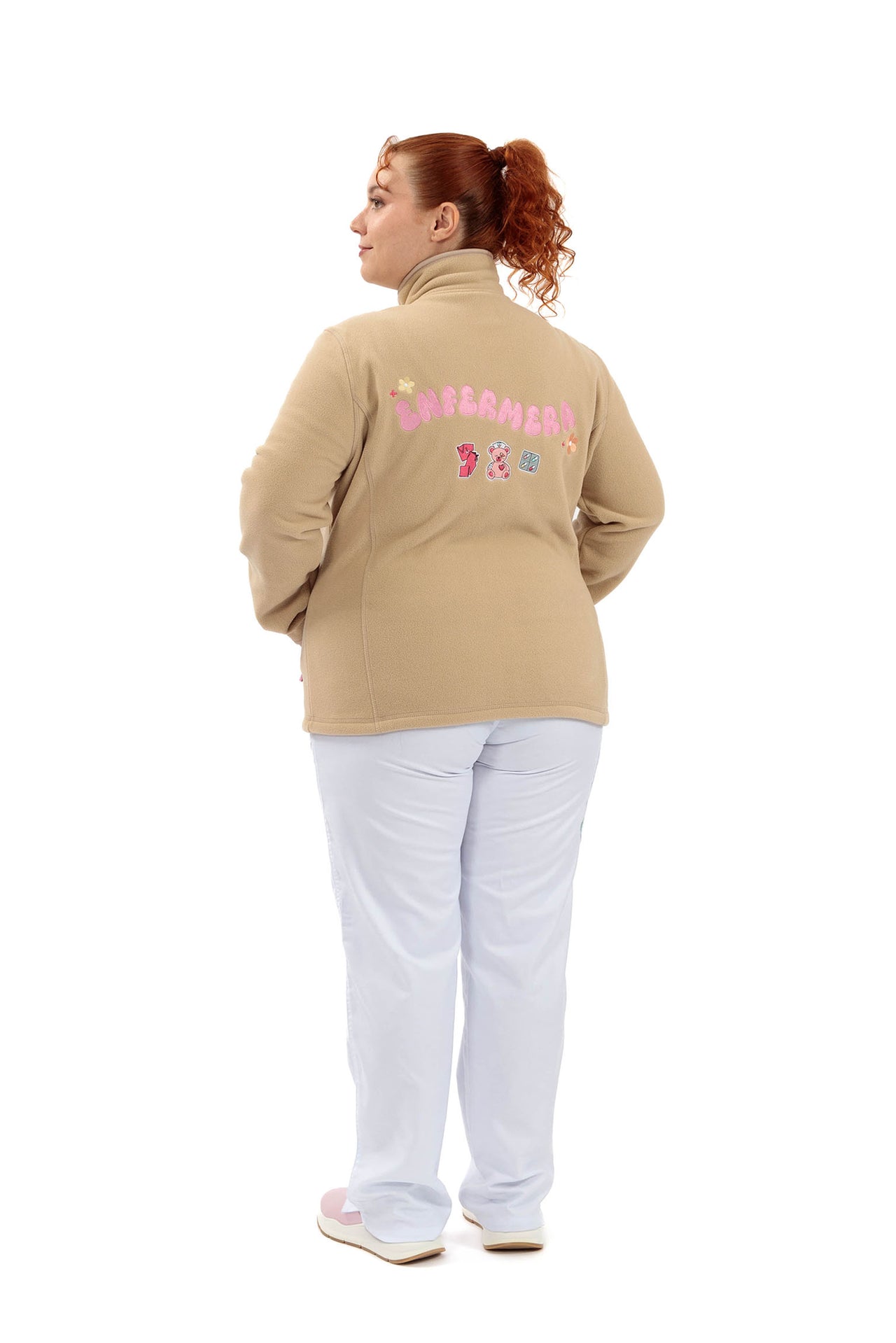 BRIGHTS "ENFERMERA" FLEECE JACKET - CINNAMON CARE  