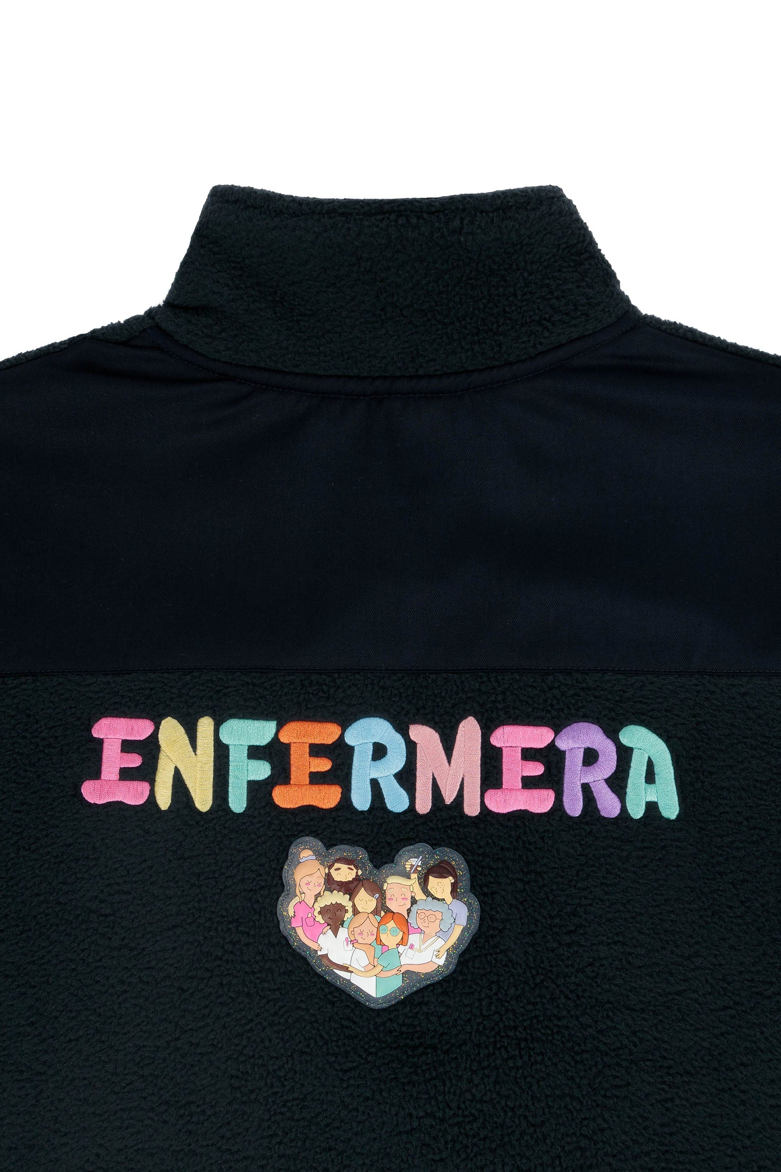 RELAXED FLEECE JACKET - "ENFERMERA"